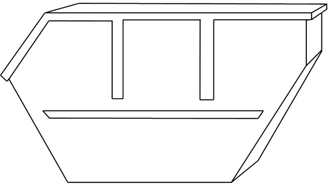 Sperrmüllcontainer, Alteisencontainer München